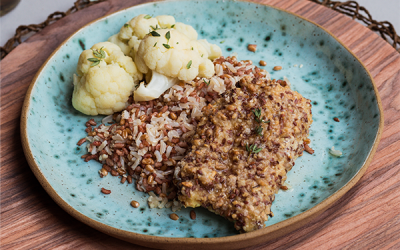 FRANGO CROSTA DE SEMENTES